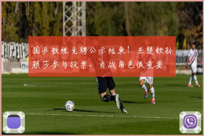 国乒教练竞聘公示结束！王楚钦孙颖莎参与投票，肖战角色很重要